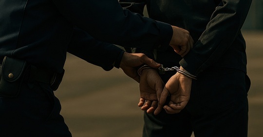 프라이드치킨을 훔치고 여성 경비원을 끌고 가 부상 입힌 한국 국적 여성, 현행범 체포